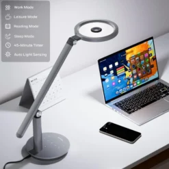 Honeywell H6 Desk Lamp with Touch Controls, Gray