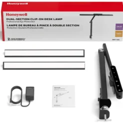 Honeywell HJ1 Sunturalux Eye-Caring Desk Lamp with Clamp for Flat Edges, HWT-HJ1