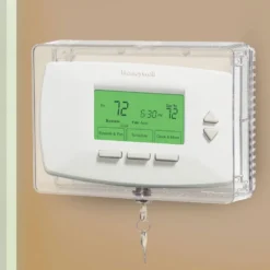 Honeywell Home CG512A Large Thermostat Guard with Inner Shelf to Prevent Tampering