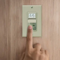 Honeywell Home 7-Day Programmable Light Switch Timer - RPLS731B, Almond