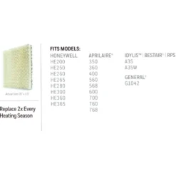 Honeywell Home HC26P1002 Whole House Humidifier Pad