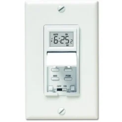 Honeywell Home Programmable Light Switch Timer, 40 Watt Minimum Lights Only - RPLS530A, White