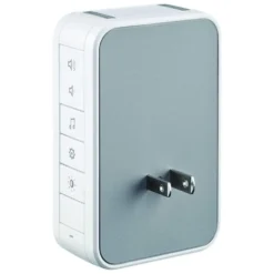 Honeywell Home 3 Series Plug-In Wireless Doorbell with Strobe Light and Push Button - RDWL313P