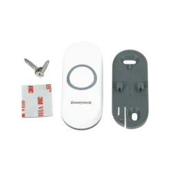 Honeywell Home 3 Series Portable Wireless Doorbell with Strobe Light and Push Button - RDWL313A