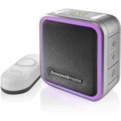 Honeywell Home 5 Series Portable Wireless Doorbell with Halo Light and Push Button - RDWL515A2000/E