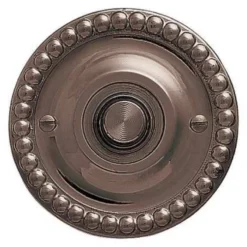Honeywell Home Wired Illuminated Recessed Mount Round Push Button for Door Chime, RPW319A1001/A