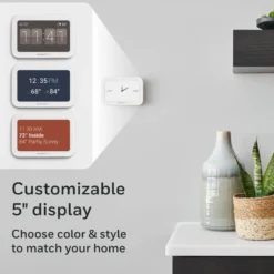 Honeywell Home X8S Smart Thermostat with Wireless Room Sensor, White - X8VMC9W