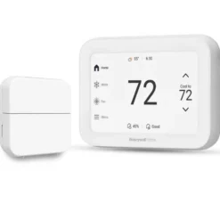 Honeywell Home X8S Smart Thermostat with Wireless Room Sensor, White - X8VMC9W