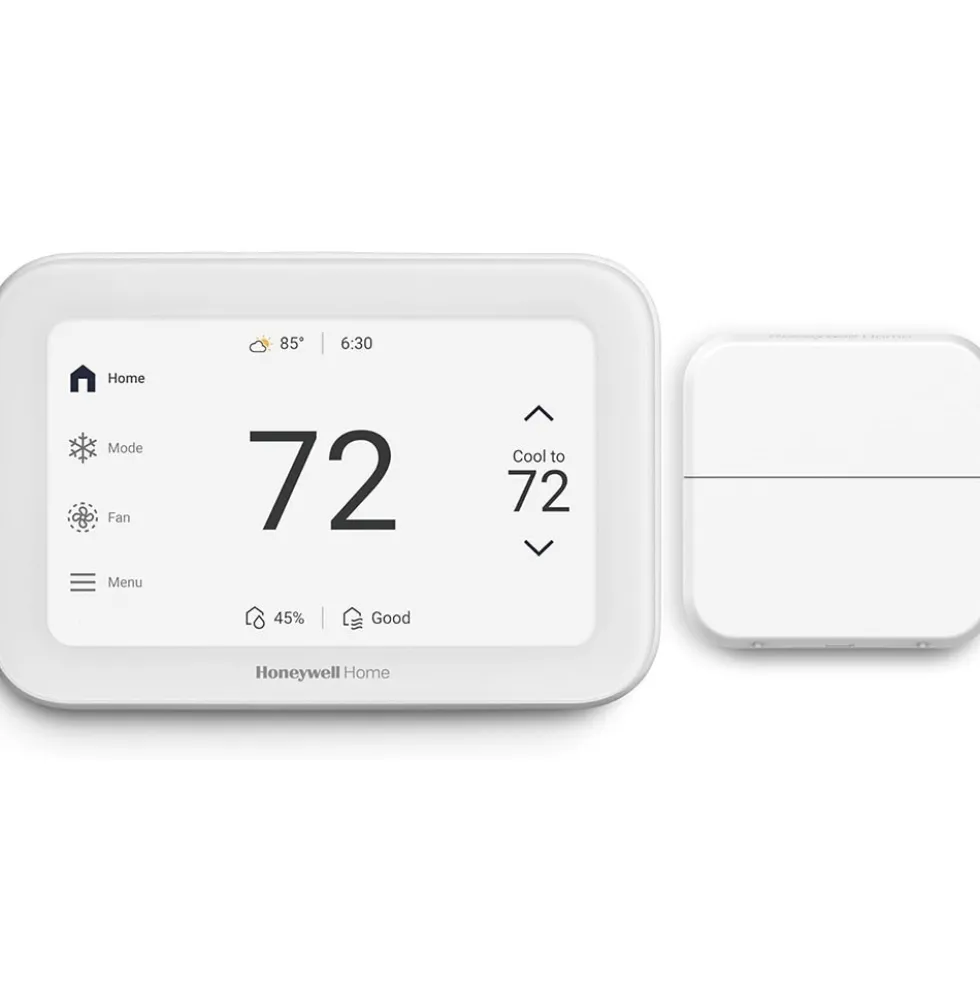 Honeywell Home X8S Smart Thermostat with Wireless Room Sensor, White - X8VMC9W