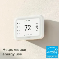 Honeywell Home X8S Smart Thermostat with Wireless Room Sensor, White - X8VMC9W