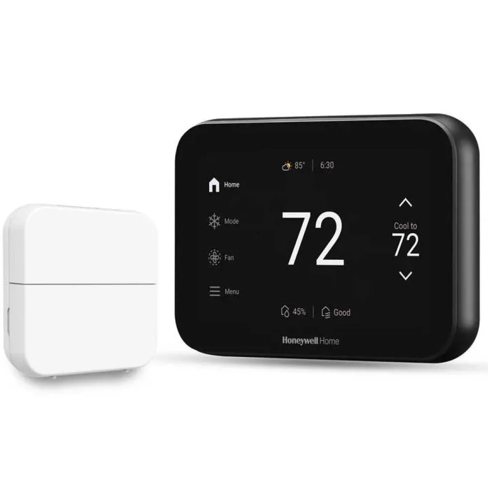 Honeywell Home X8S Smart Thermostat with Wireless Room Sensor, Black - X8VWF10B