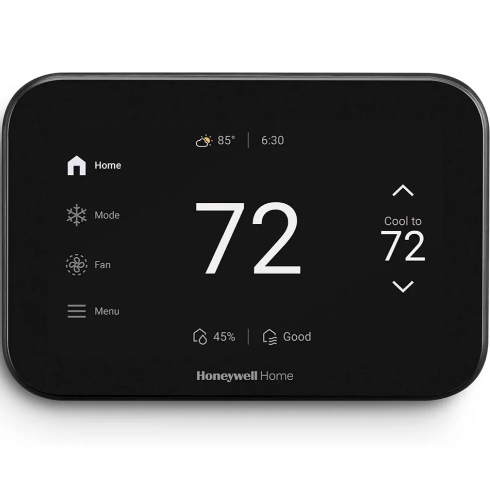 Honeywell Home X8S Smart Thermostat, Black - X8VMC8B
