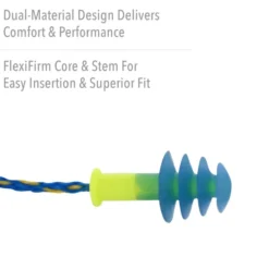 Honeywell Howard Leight Fusion Tapered TPE Corded Earplugs, 1000 Pairs