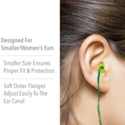 Honeywell Howard Leight Fusion Tapered TPE Corded Earplugs, 1000 Pairs - Small Size