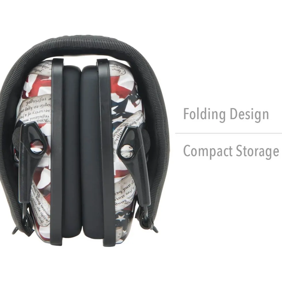 Honeywell Howard Leight Impact Sport Earmuff with Bluetooth, 2nd Amendment, Small