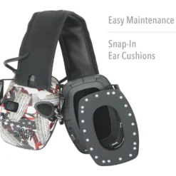 Honeywell Howard Leight Impact Sport Earmuff with Bluetooth, 2nd Amendment, Small