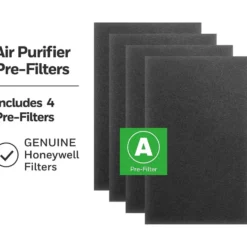 Honeywell HRF-A300 Pre-Cut Carbon Pre-Filter For HPA300 Series Air Purifiers - 4 Pack (Filter A)