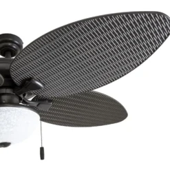 Honeywell Inland Breeze Indoor and Outdoor Ceiling Fan, Bronze, 52-Inch - 50510