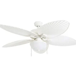 Honeywell Inland Breeze Indoor and Outdoor Ceiling Fan, White, 52-Inch - 50511