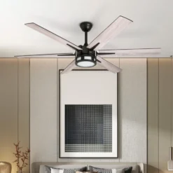 Honeywell Kaliza Indoor Ceiling Fan, Espresso, 56-Inch - 51036