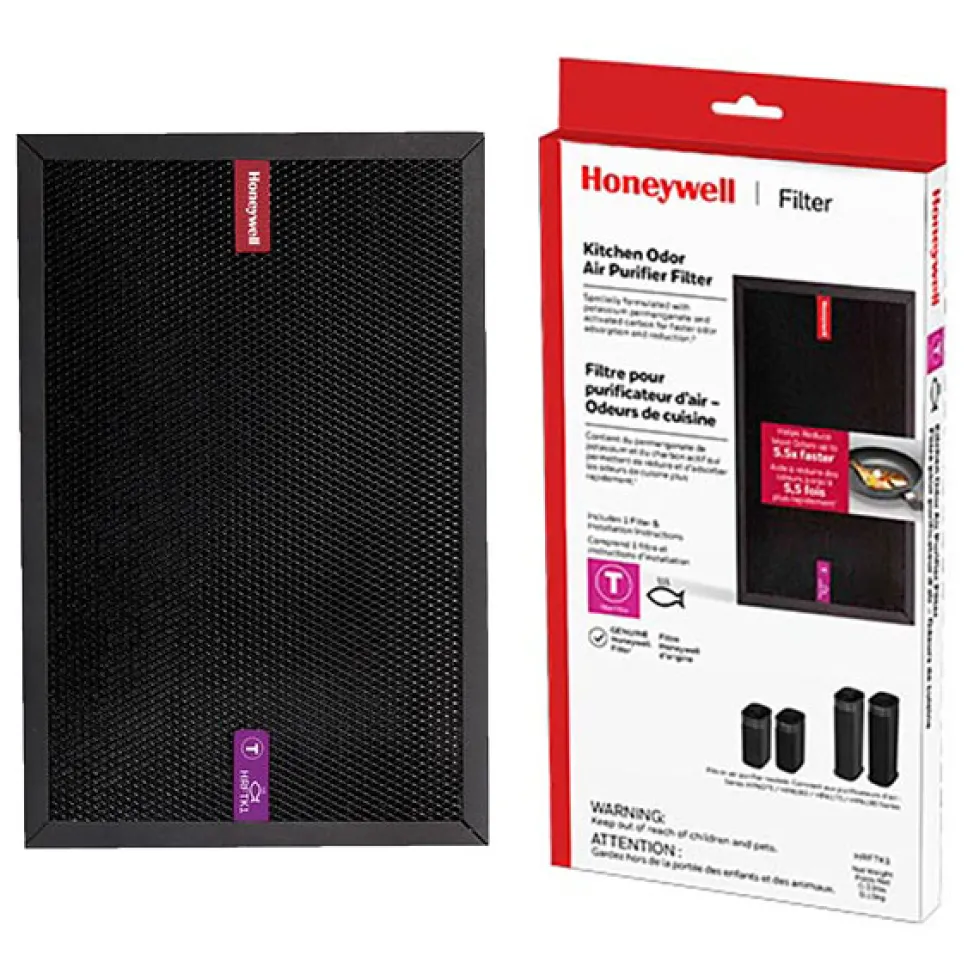Honeywell Kitchen Odor Reducing T Filter for HEPA Tower Air Purifiers, HRFTK1
