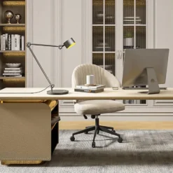 Honeywell LED Adjustable Metal Desk Lamp with Touch Controls and Eye Protection - HWT-01A