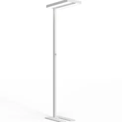 Honeywell LED Modern Floor Lamp, Sunturalux Eye Caring Tall Standing Light, 8000LM 4000K Natural Daylight - 02E-Gen