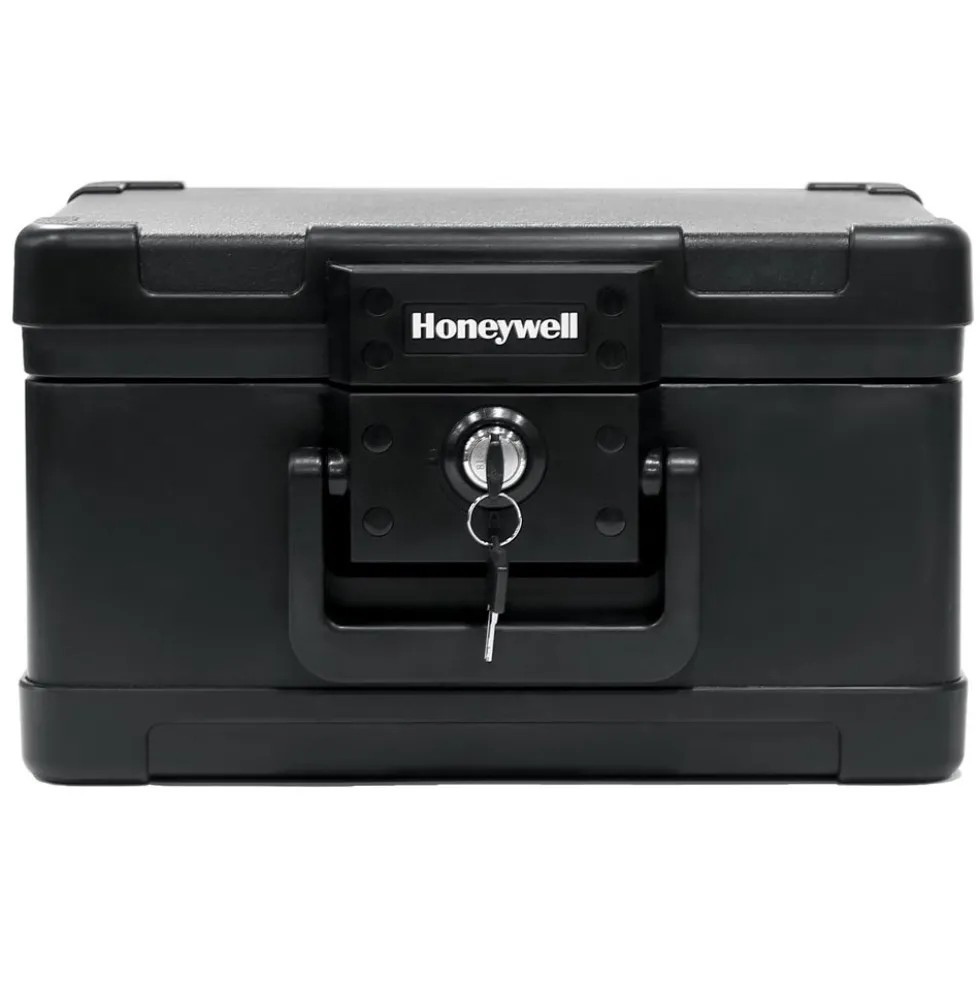 Honeywell Lightweight 30 Minute Fire Safe and Waterproof Chest with Carry Handle - 1502 (.15 cu ft.)