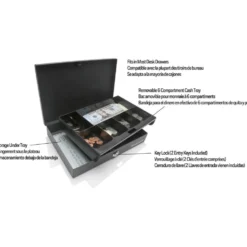 Honeywell 6212 Low Profile Cash Box (1 Bill/5 Coin Slots)