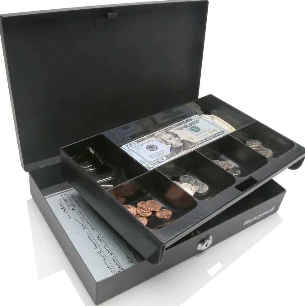 Honeywell 6212 Low Profile Cash Box (1 Bill/5 Coin Slots)