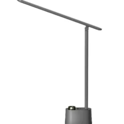 Honeywell Multi-Angle Adjustable LED Desk/Table Lamp with USB A+C Charging Ports and Eye Protection, Gray HWT-H01G-PRO