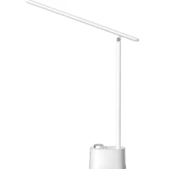 Honeywell Multi-Angle Adjustable LED Desk/Table Lamp with USB A+C Charging Ports and Eye Protection, White HWT-H01W-PRO
