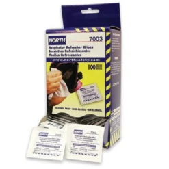 Honeywell North 7003A Alcohol Free Respirator Wipes, 100 Pack