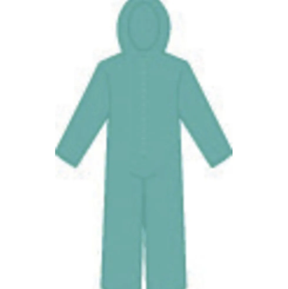 Honeywell North Gen FR Coverall, Green, Large - 25596/L