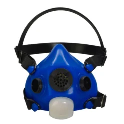 Honeywell North RU85004L Blue Half Mask Respirator with Speech Diaphragm Diverter Exhalation Cover