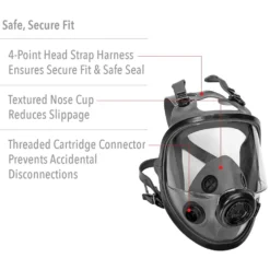 Honeywell North 5400 Series Full Face Respirator with Welding Attachment