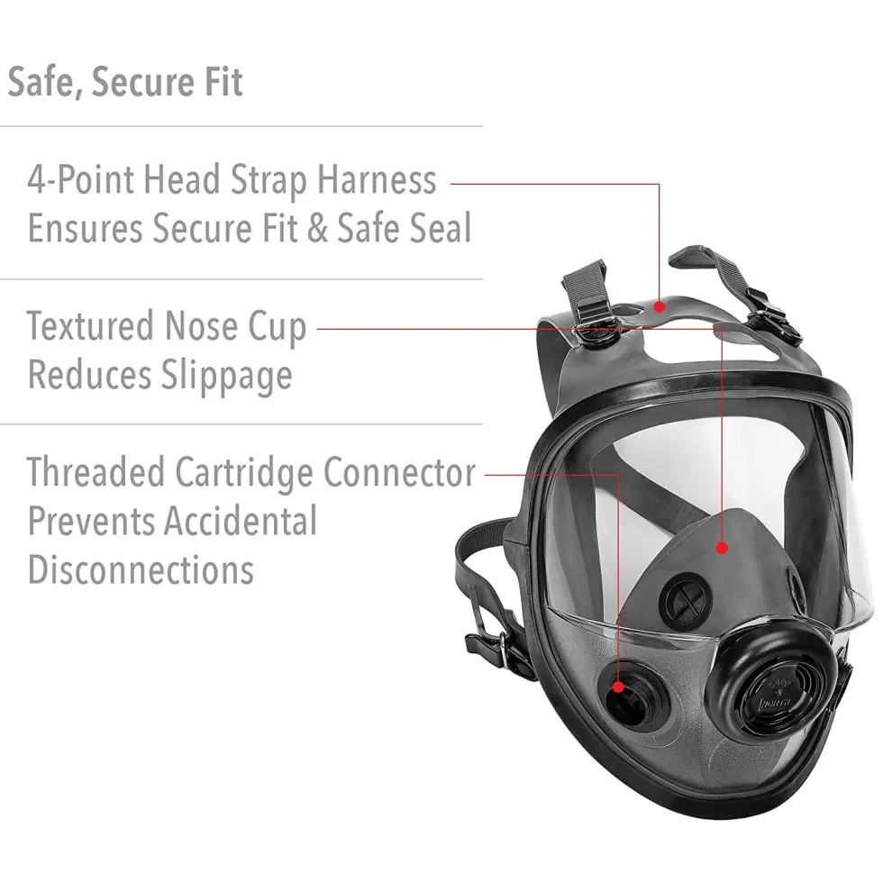 Honeywell North 5400 Series Full Face Respirator with Welding Attachment