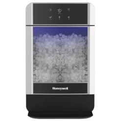 Honeywell Nugget Ice Maker, Countertop Water Line Connect Chewable Ice Machine with One Click Operation and Large Ice Storage - H-ICE2