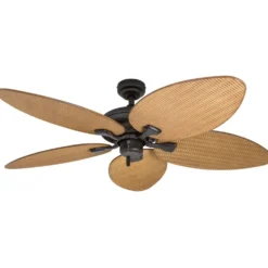 Honeywell Palm Valley Indoor and Outdoor Tropical Ceiling Fan, Bronze, 52-Inch - 50505