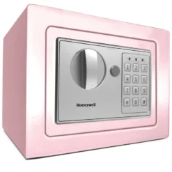 Honeywell 5605P Compact Steel Digital Security Box - Light Pink (.15 cu ft.)