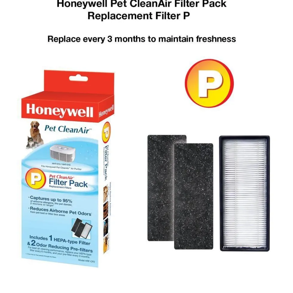Honeywell Pet CleanAir Replacement Filter Combo Pack, HRF-CP2