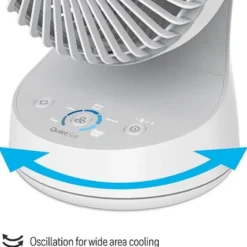 Honeywell QuietSet 5 Oscillating Table Fan - White, HTF337W