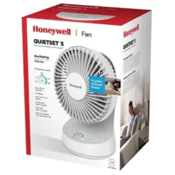 Honeywell QuietSet 5 Oscillating Table Fan - White, HTF337W