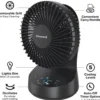 Honeywell QuietSet 5 Oscillating Table Fan - Black, HTF337B
