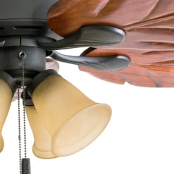 Honeywell Royal Palm Indoor Ceiling Fan, Bronze Tropical, 52-Inch - 50503