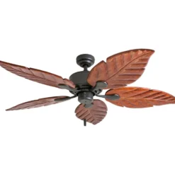 Honeywell Royal Palm Indoor Ceiling Fan, Bronze Tropical, 52-Inch - 50503