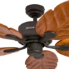 Honeywell Royal Palm Tropical LED Ceiling Fan with Sunset Bowl Light, Bronze, 52-Inch - 50204