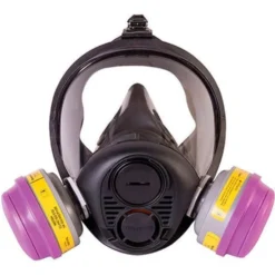 Honeywell RU6500 Series Silicone Full Facepiece Respirator with 5 Point Harness