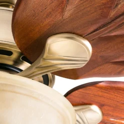 Honeywell Sabal Palm Tropical LED Ceiling Fan with Sunset Bowl Light, 52-Inch - 50500