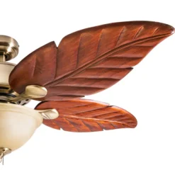 Honeywell Sabal Palm Tropical LED Ceiling Fan with Sunset Bowl Light, 52-Inch - 50500